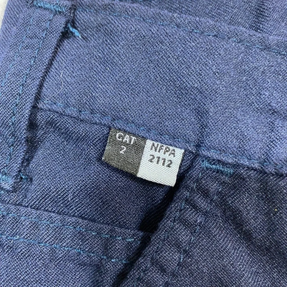 Carhartt Flame Resistant Work Pants NFPA 2112 Relaxed Fit Blue 32x30 - Picture 10 of 16